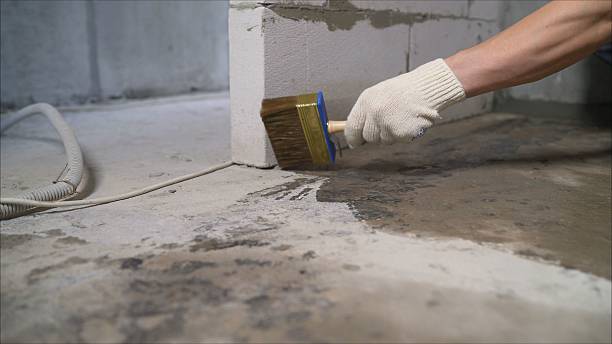 Crawl space vapor barrier installation in Huron, OH